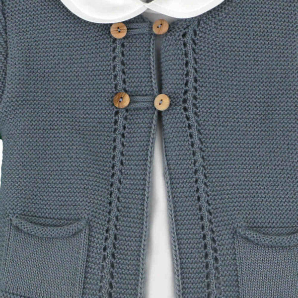 Boys Outfit with Green Cardigan